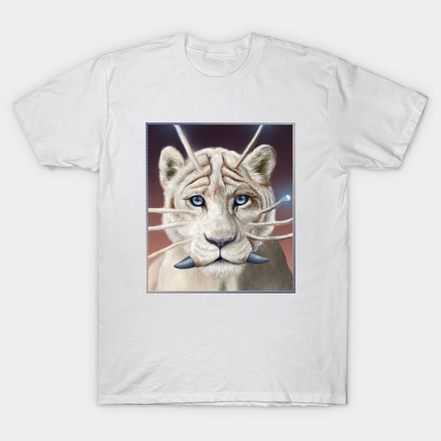 Fantastical Feline T-Shirt by Vialle Designs